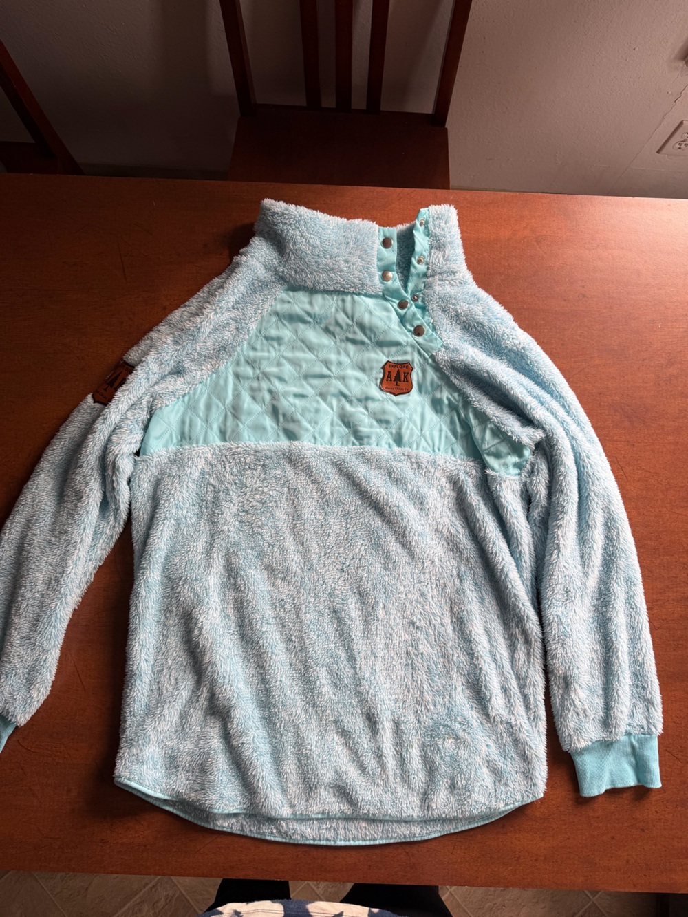 Alaska chicks Light Blue pullover sweater